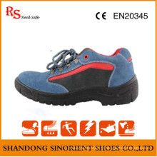 Sapatos de segurança elétrica com couro de boa qualidade RS721